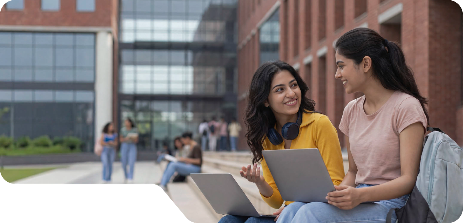 Students on the KAHER campus